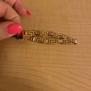 Gold plated Versace style bracelet